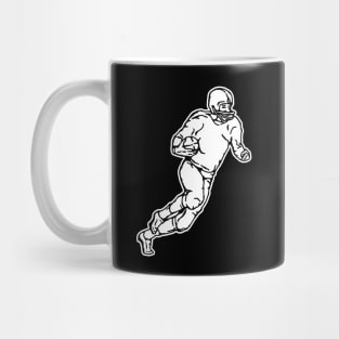 Rugby Player Vintage Artwork Mug